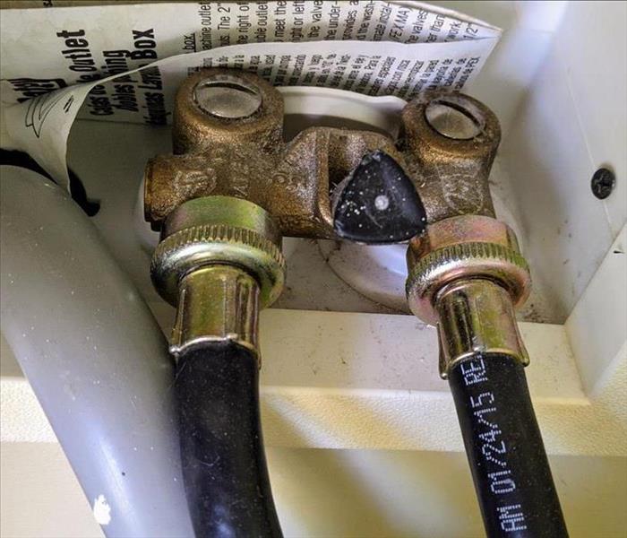 Washing machine hoses and shutoff valve